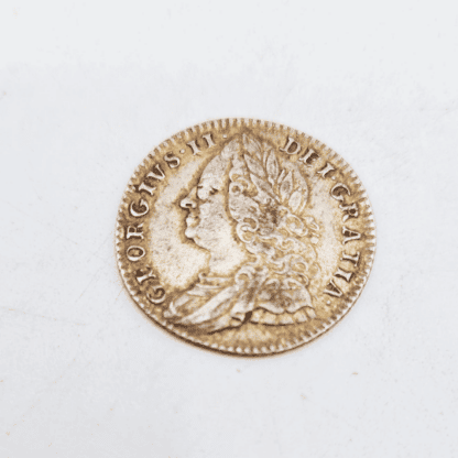 1758 King George II Silver Sixpence