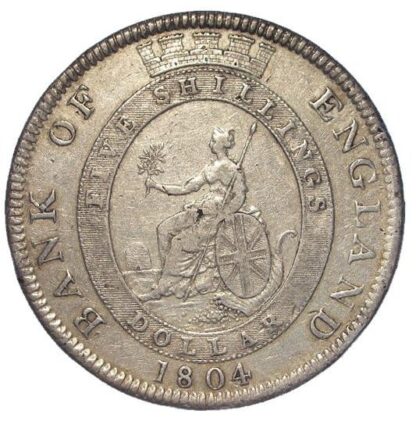 1804 Silver Dollar Bank Of England - Very Fine