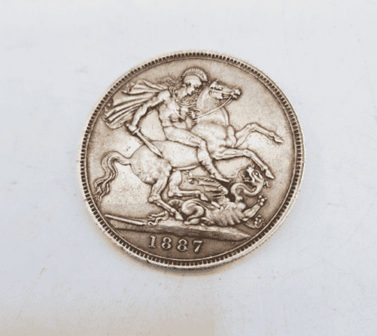 Queen Victoria 1887 Silver Crown
