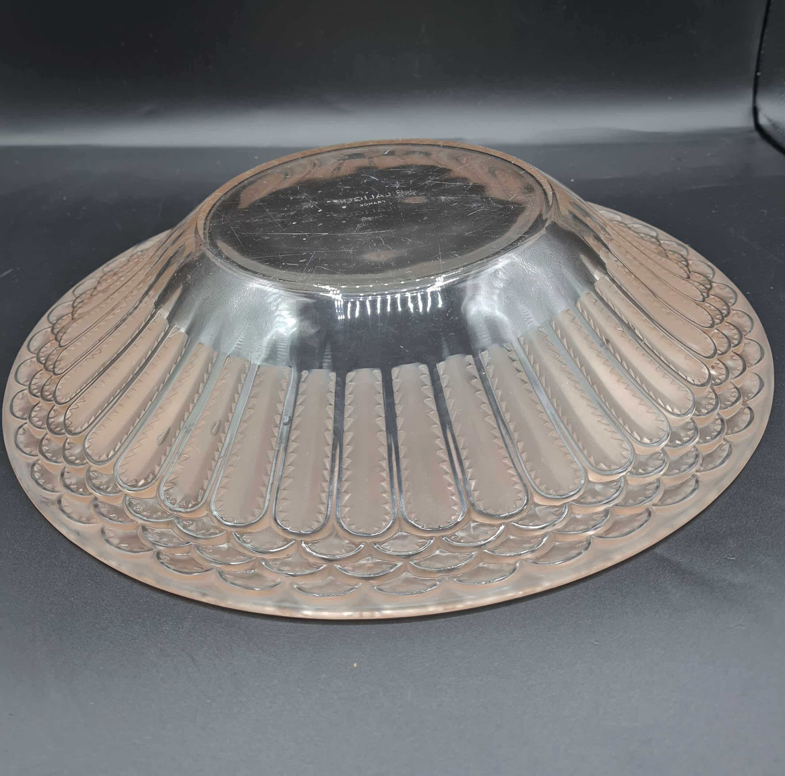Rene Lalique 1930s Jaffa Sepia Bowl - Image 5
