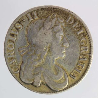 1681 King Charles II Silver Full Crown - Fine Condition