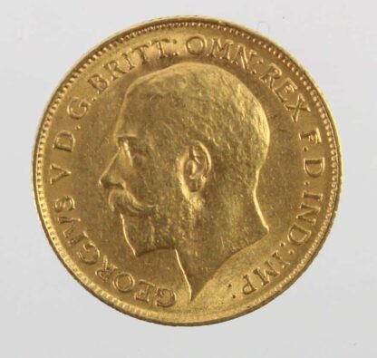 22ct Gold George V Half Sovereign 1911