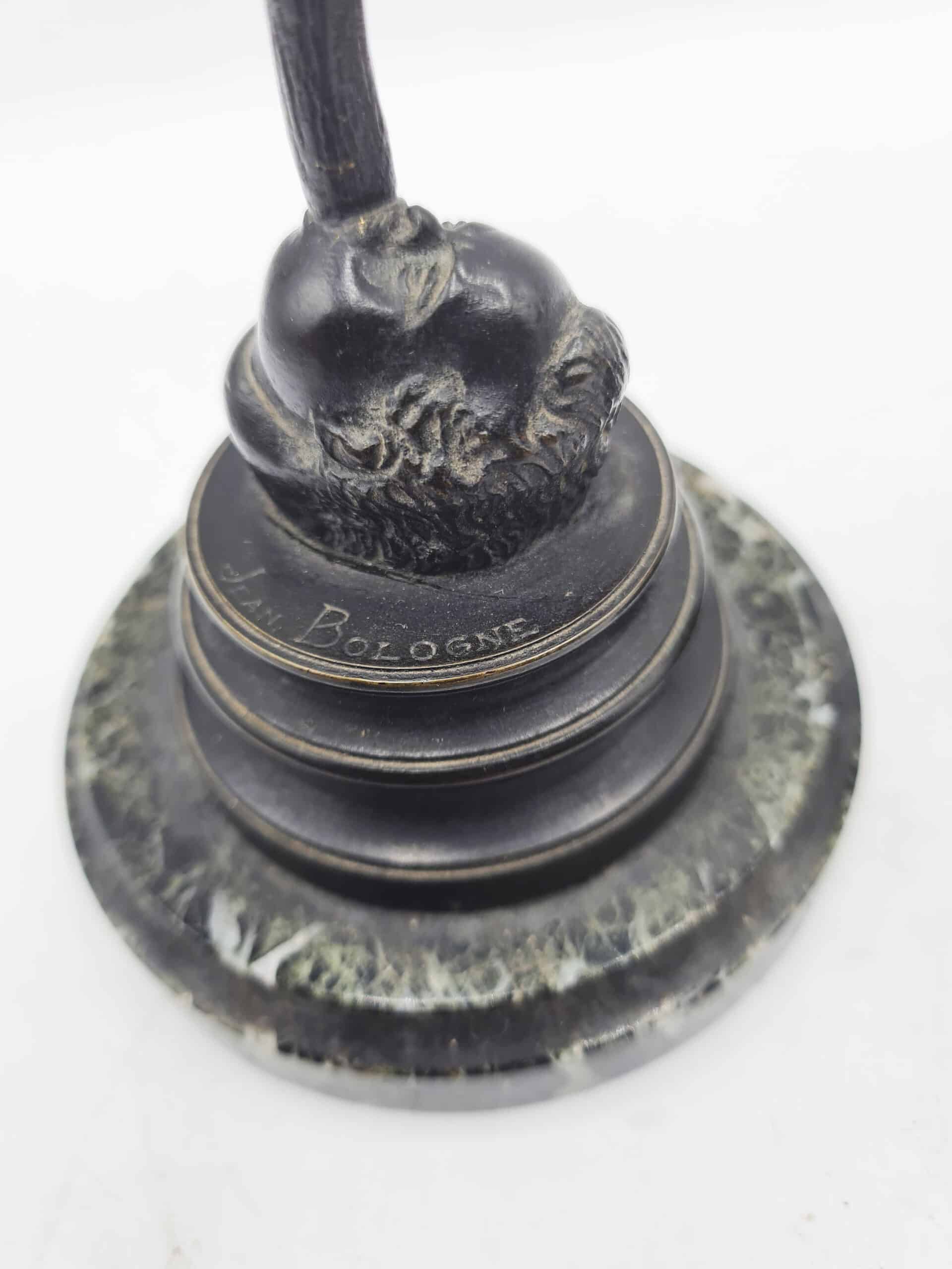 Pair Of 19th Century Bronze Statues Mercury & Fortuna - Image 6