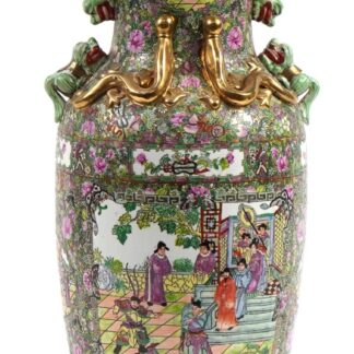 hinese Famille Rose Palace Vase