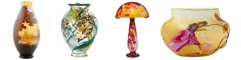 GALLE GLASS EXAMPLES