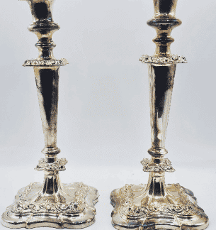 Silverplate Candlesticks