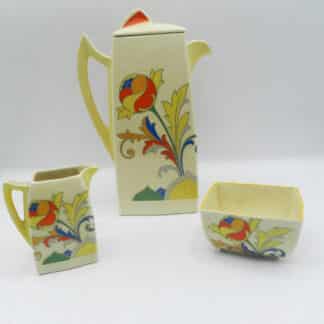 Art Deco Royal Doulton Cresta (D5550 Pattern) Coffee Set